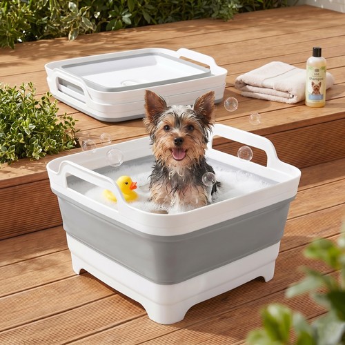 Collapsible puppy cat bath - collapsible,