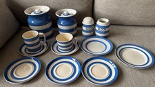 Cornishware Cornish Blue Pottery collection T G Green Kitchenware x13 Pieces