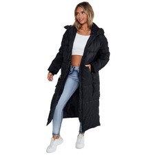 Oversized Maxi Long Coat Ladies Bodywarmer Puffer Padded Hooded Longline Jacket
