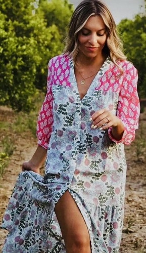 Zara pink patchwork floral - pink,