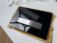 Gerberit Sigma 50 Flush Plate Gloss Black