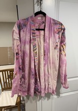 Mens Smock Shirt Colored Paint