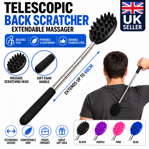 Telescopic back scratcher - telescopic,