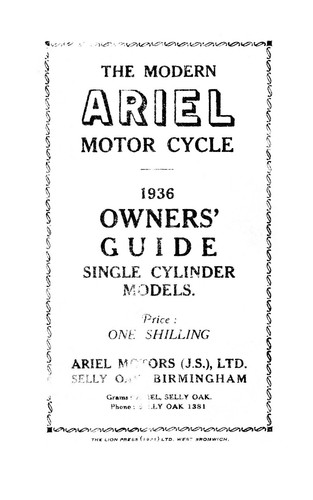 1936 ariel singles - 1936,