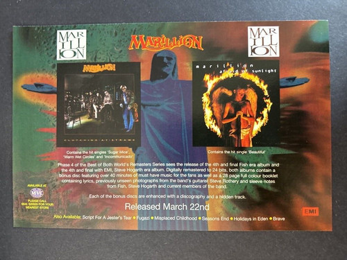 Marillion remasters original - remasters,
