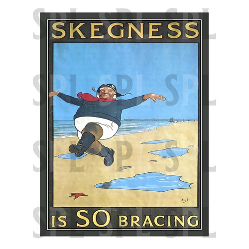 Skegness metal sign - skegness,