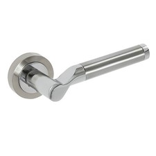 Modern Door Handles on Rose in