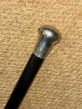 Antique Ebony Walking Stick /