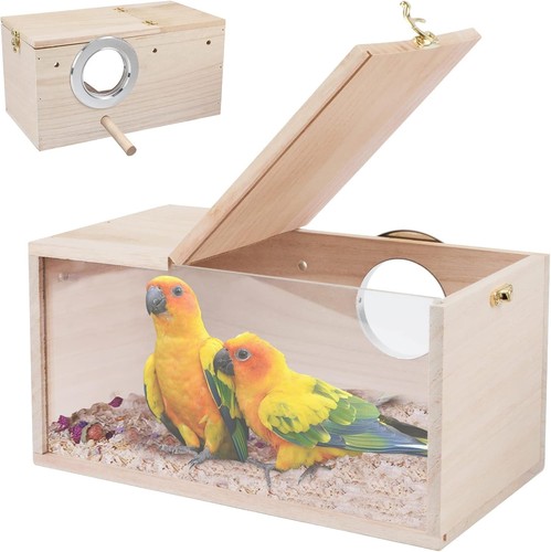 Budgie nesting box - nesting, transparent