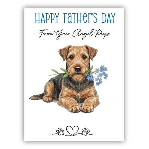 Welsh terrier father day - terrier, father’s