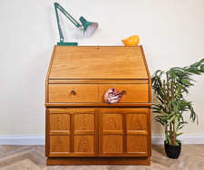 Nathan Vintage Mid Century Teak Danish Design Sideboard Bureau Writing Desk