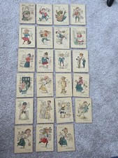 Antique "Old Maid" card game