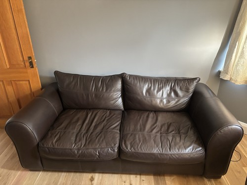 Leather sofa - leather,