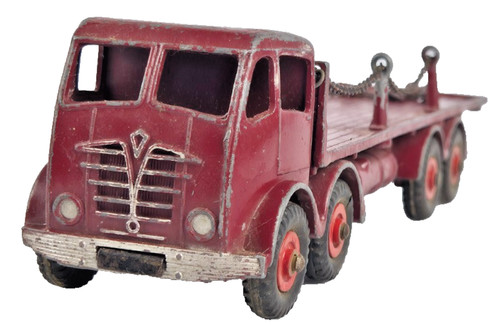 Dinky 905 maroon foden flat - maroon,