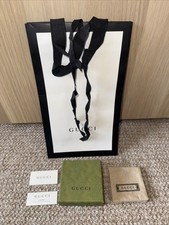 Gucci Jewellery Box And Dust Bag Set With Bag 9cm x 9cm