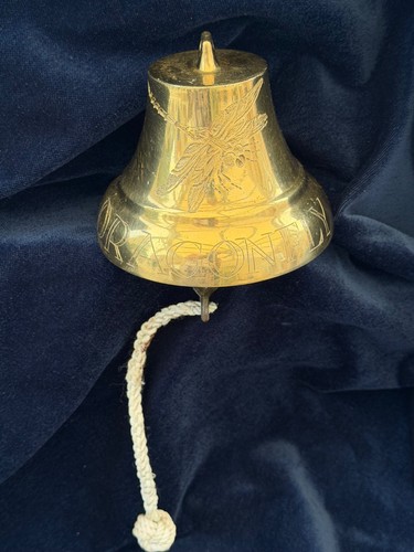 Vintage brass ships bell - ships,