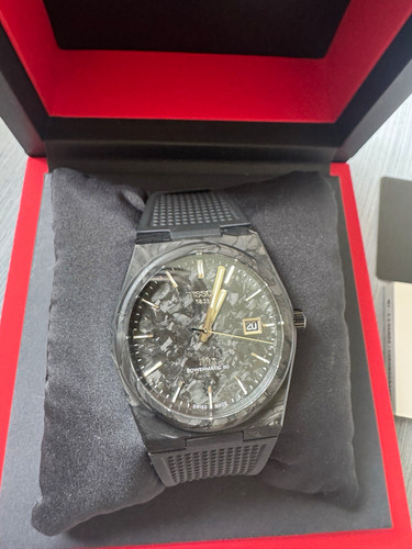 Tissot prx carbon 5mm - tissot, 40.5mm