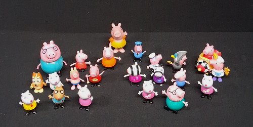 Lot peppa pig figures - 17,