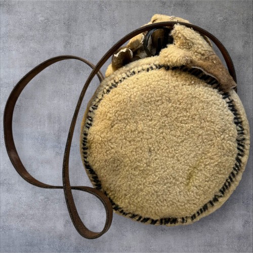 Vintage sheepskin canteen - vintage,
