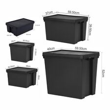 Black Heavy Duty Storage Boxes
