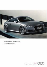 AUDI TT   OWNERS USER HANDBOOK