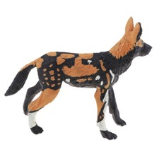 Wild Animal Figure Model African Wild Dog Plastic Animal Learning Toys