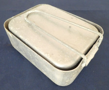 VINTAGE BRITISH ARMY 58-PATTERN MESS TIN SET- NORTHERN IRELAND ISSUE 1971 & 1977