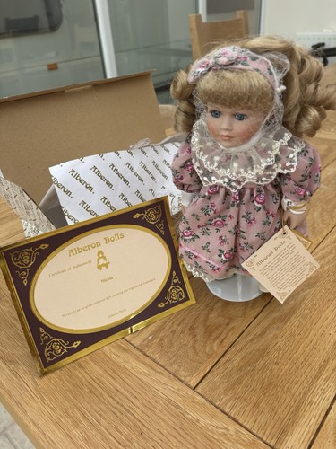 Alberon porcelain doll nicola - porcelain,