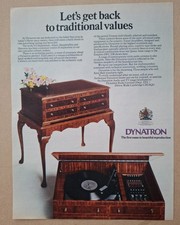 Dynatron Queen Anne HFC 208 Original UK Press Advert 1975
