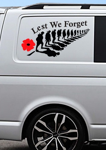 Lest forget car van - 2x,