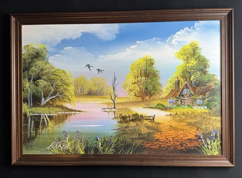 Original signed oil - signed, painting