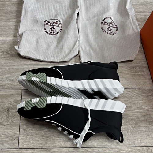 Hermès men black - black/white, low