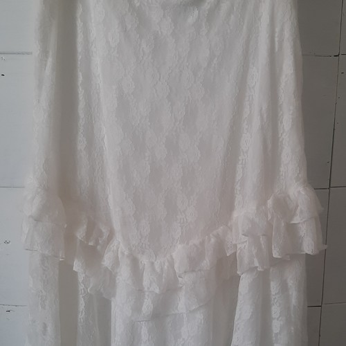 Warehouse white lace maxi