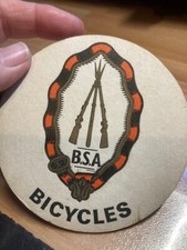 BSA Bicycles Advertising Coaster Card Beermat