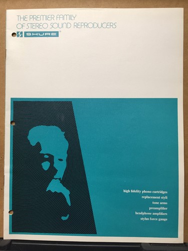 Vtg shure brothers - shure, catalog