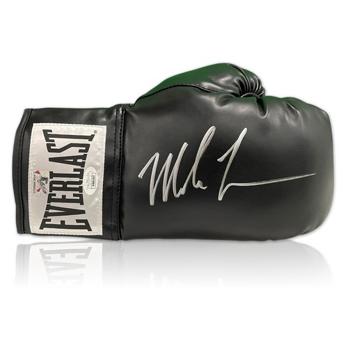 Mike tyson signed black - tyson, boxing