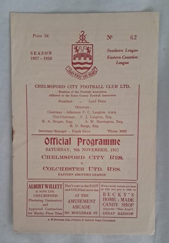 1957 eastern counties - 1957/58,