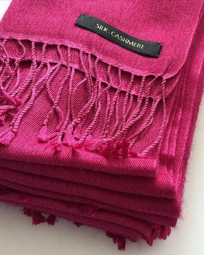 Silk cashmere blend scarf - silk,