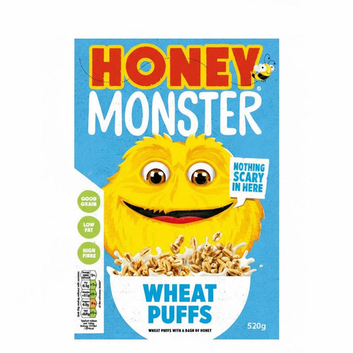 Honey monster wheat puffs - monster,