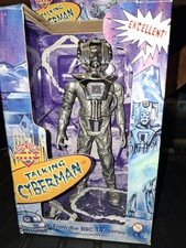 VINTAGE 'PRODUCT ENTERPRISE' DR WHO 'TALKING CYBERMAN' FIGURE WITH BOX RARE !!!!