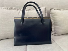 Fassbender Navy Blue Leather