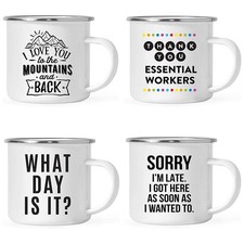 Vintage Enamel Mug Sturdy