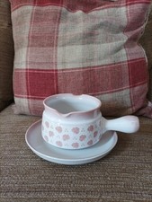 Denby Falling Leaves Sauce Boat And Saucer