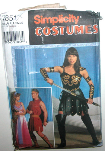Simplicity 7851 adult costume - 7851,