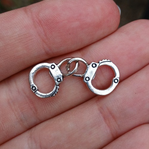 Handcuff charms antique - 5x,