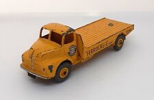 Vintage Dinky Toys Leyland Comet 419 Ferrocrete Flatbed Truck Die Cast Yellow