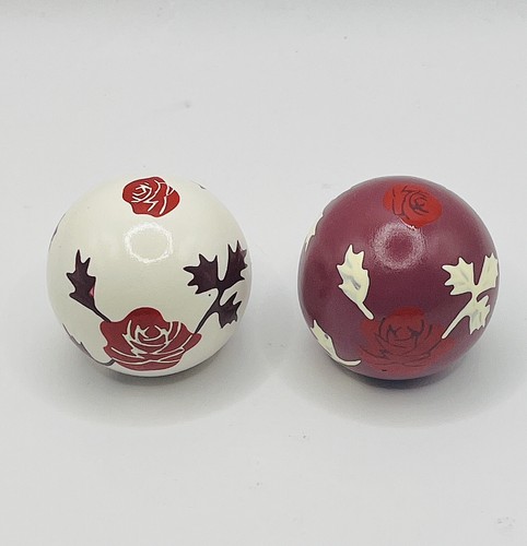 Wooden hand painted floral - wooden,