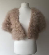 Phase Eight Pink Feather Shrug