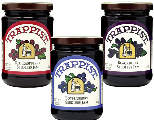 Trappist seedless jam - seedless, 12oz