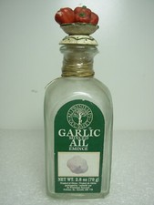 Oil Bottle (Empty) With Stopper In The Form Garlic 2.8 oz. Empty. Au Printemps